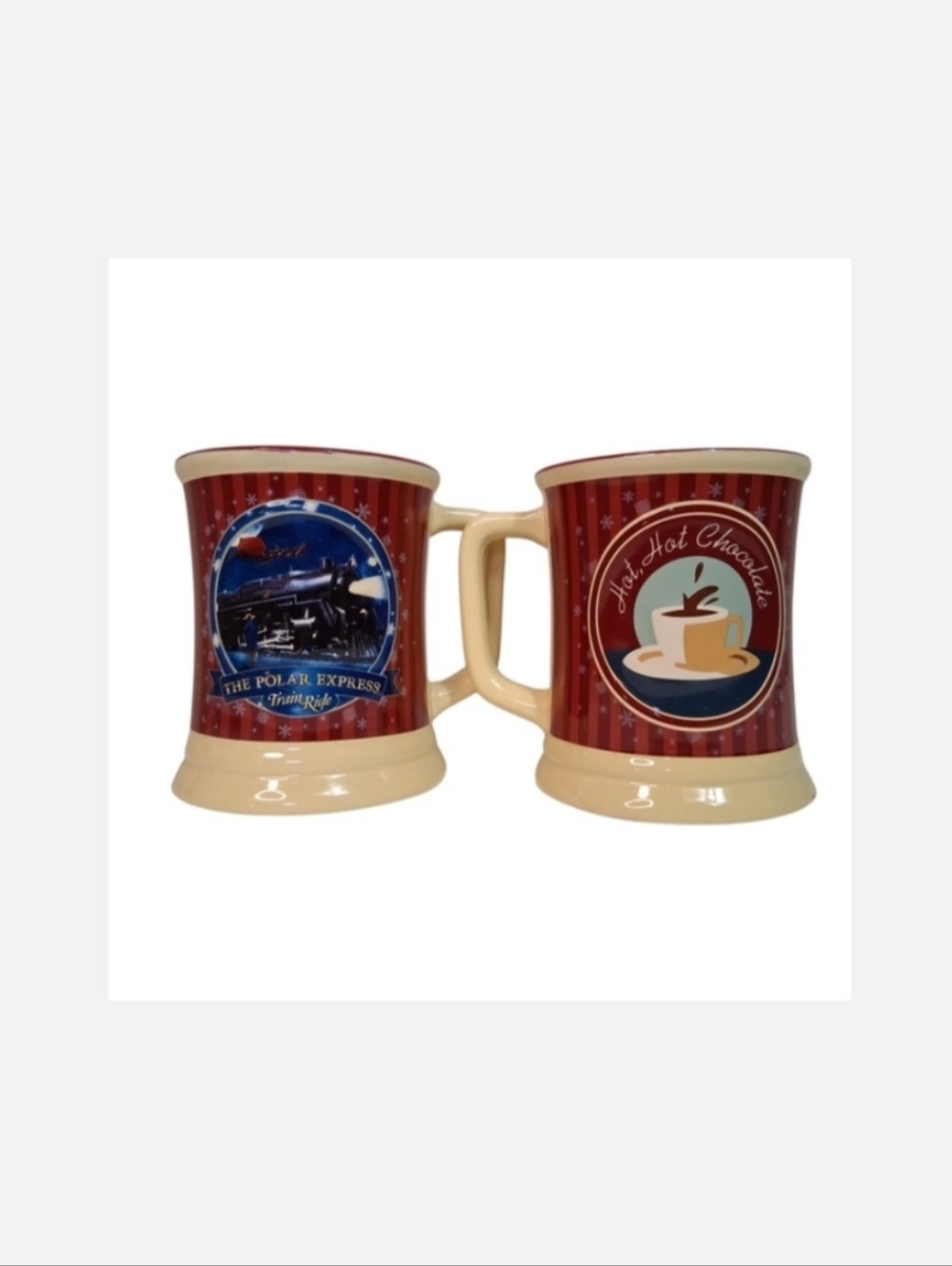 HOT CHOCOLATE | The Polar Express | Train Ride Mug | Holiday Christmas Cup
